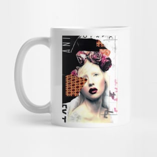 snow queen albino girl Mug